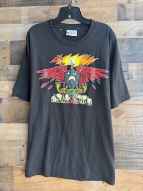 2013 The Hundreds x Grateful Dead Adam Bomb Graphic T-Shirt - Black - Men's XL